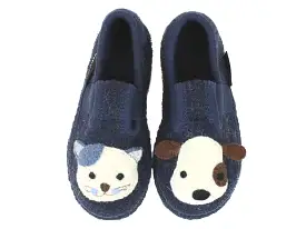 Haflinger Children's slippers Pets Blue