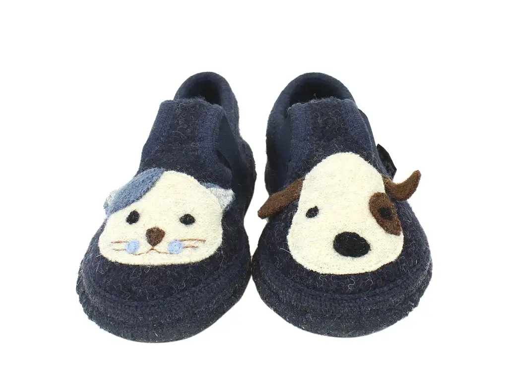 Haflinger Children's slippers Pets Blue