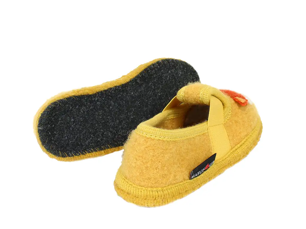 Haflinger Children's slippers Pets Yellow