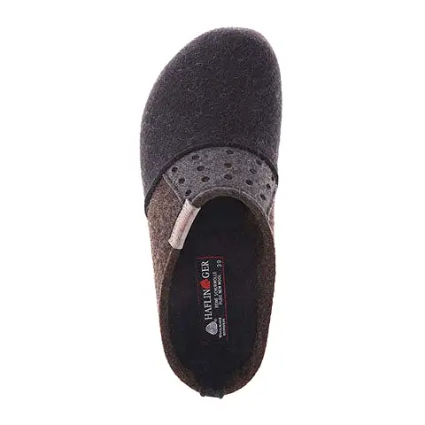 Haflinger Freedom Clog (Unisex) - Charcoal