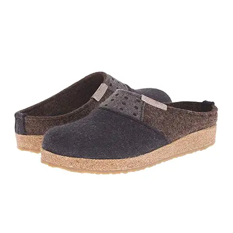 Haflinger Freedom Clog (Unisex) - Charcoal