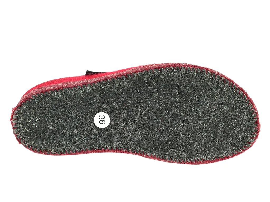 Haflinger Slippers Alaska Red