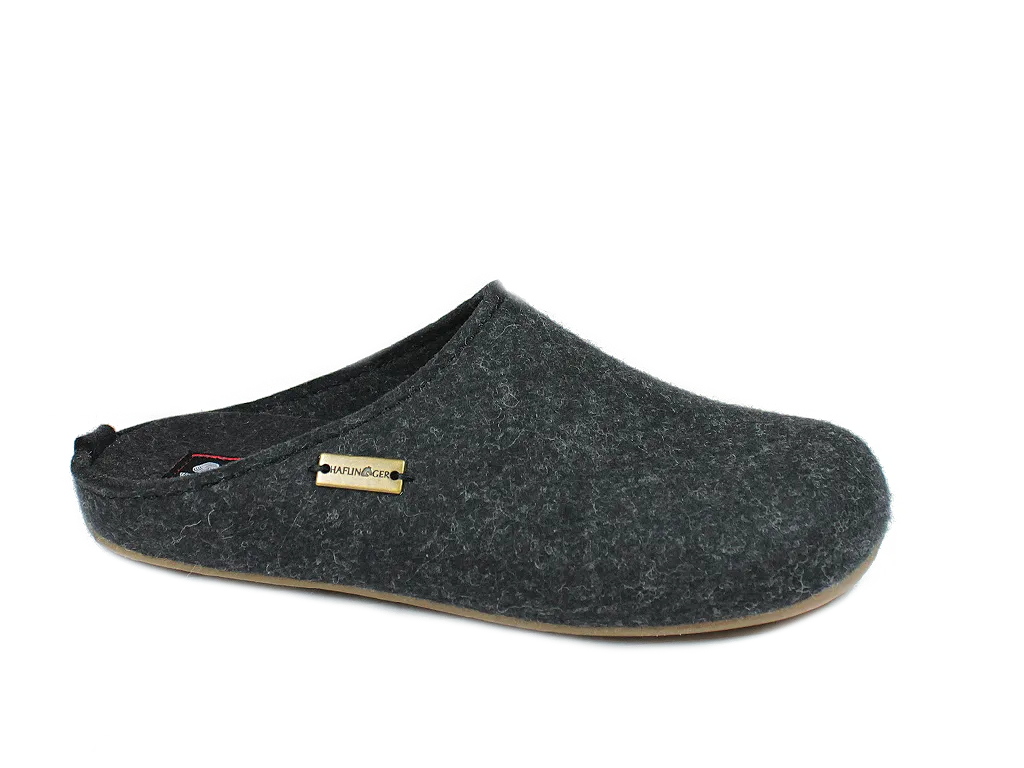 Haflinger Slippers Everest Fundus Graphite