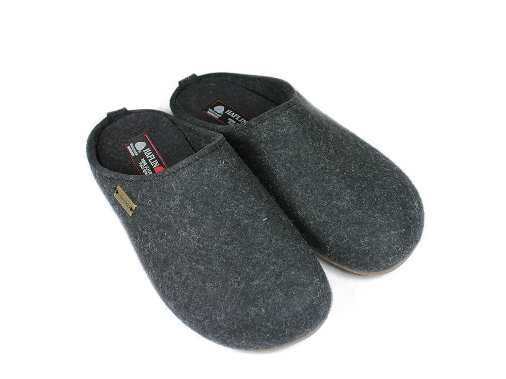 Haflinger Slippers Everest Fundus Graphite