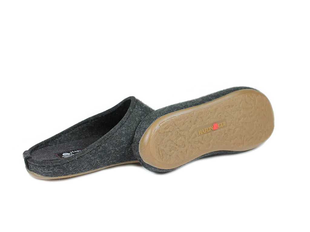 Haflinger Slippers Everest Fundus Graphite