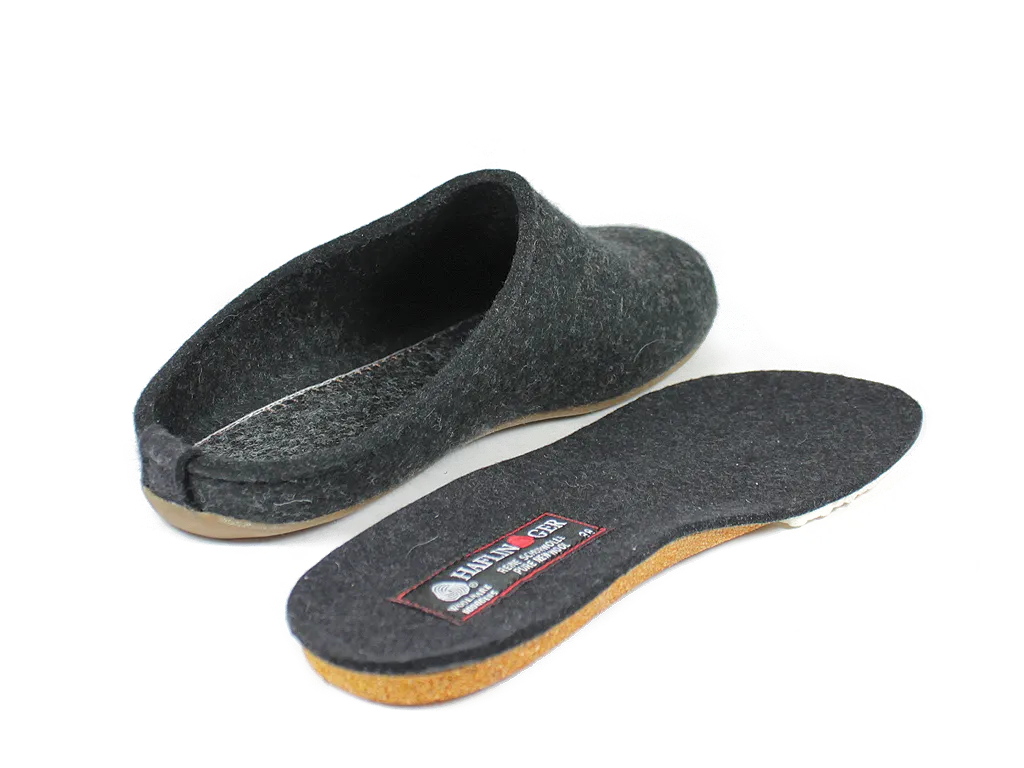 Haflinger Slippers Everest Fundus Graphite