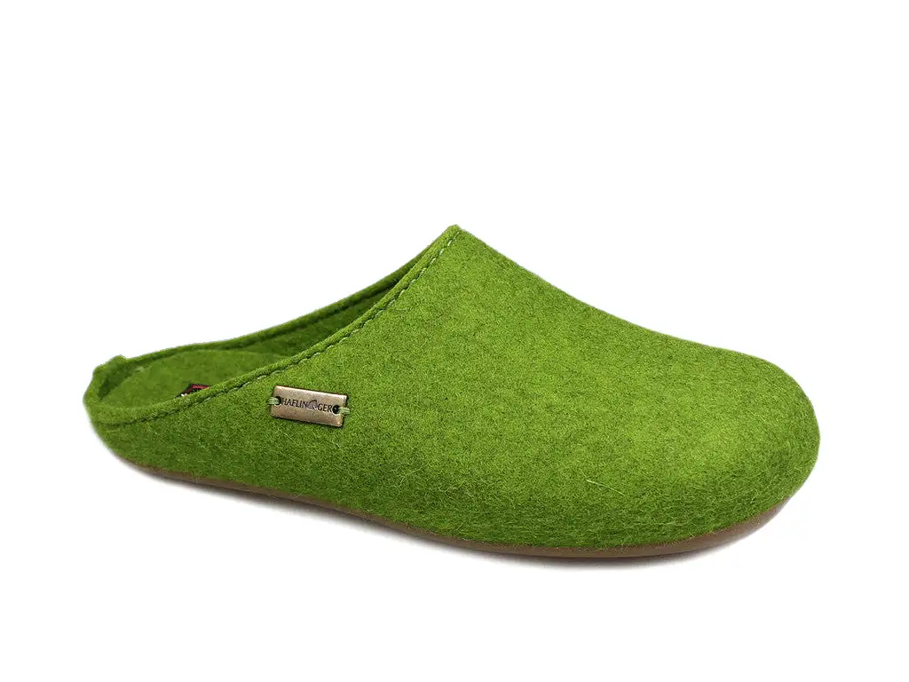 Haflinger Slippers Everest Fundus Green