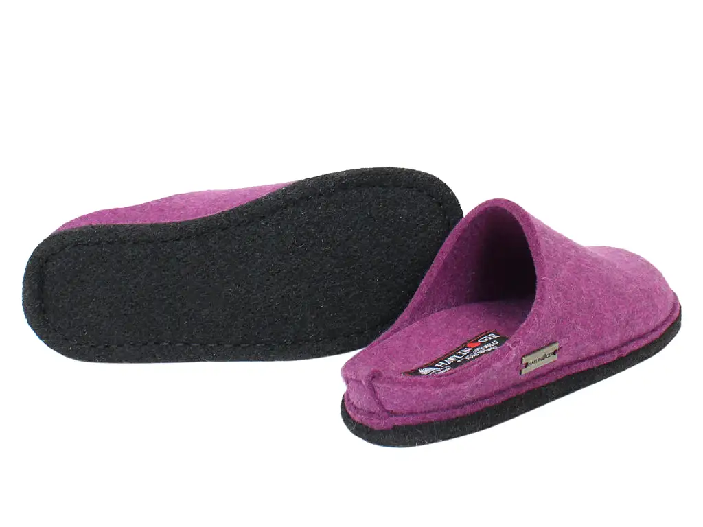 Haflinger Slippers Flair Soft Mulberry