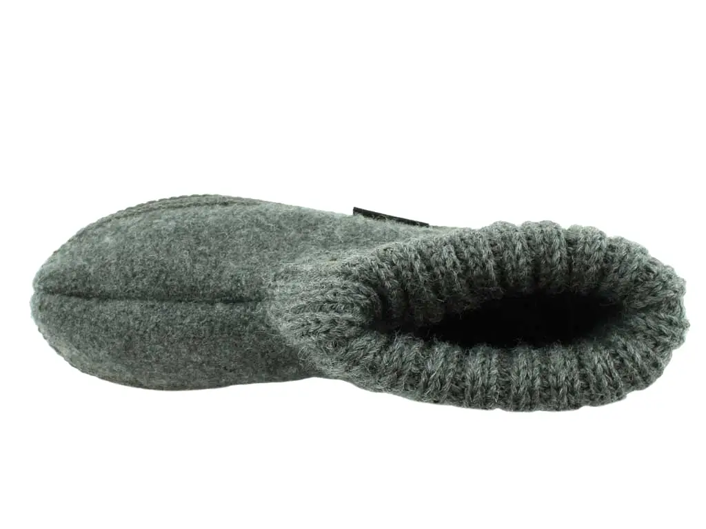 Haflinger Slippers Karl Anthracite