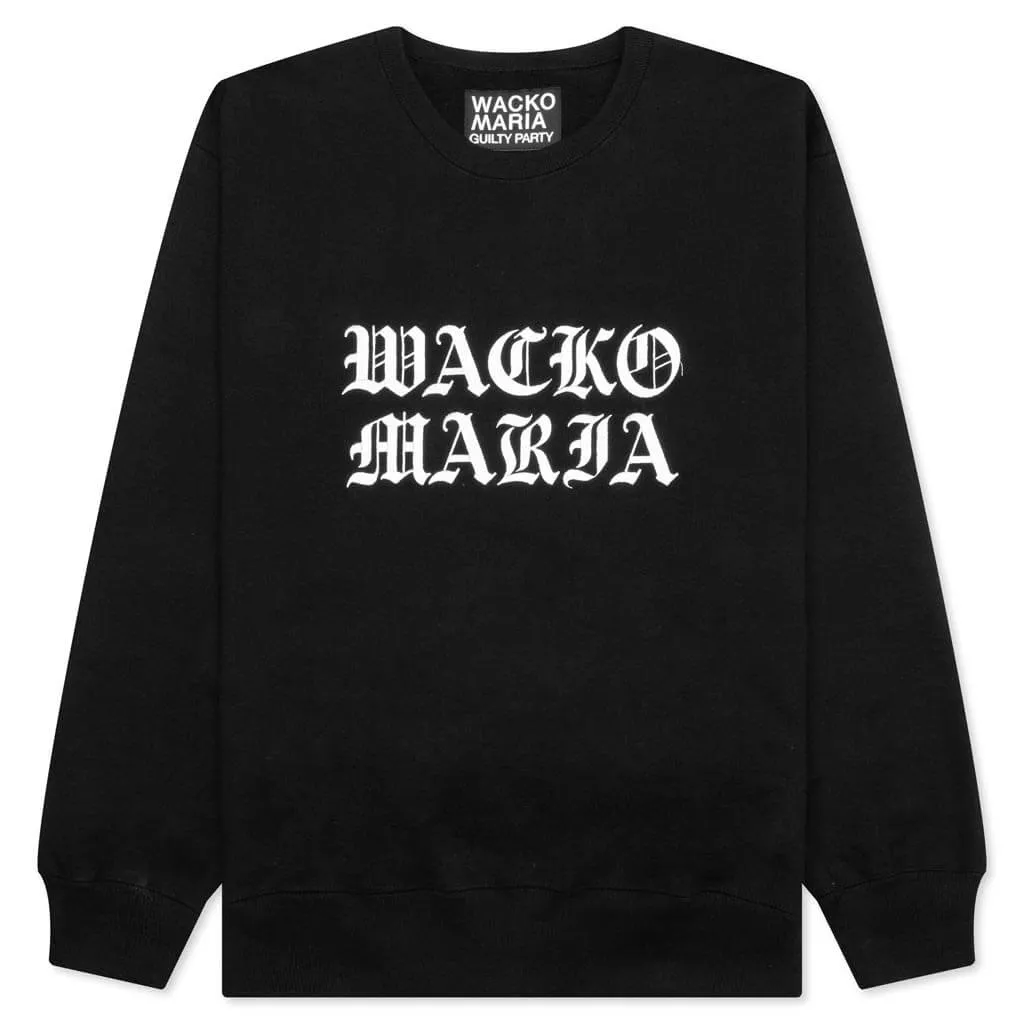 Heavy Weight Crewneck Type-2 Sweatshirt - Black