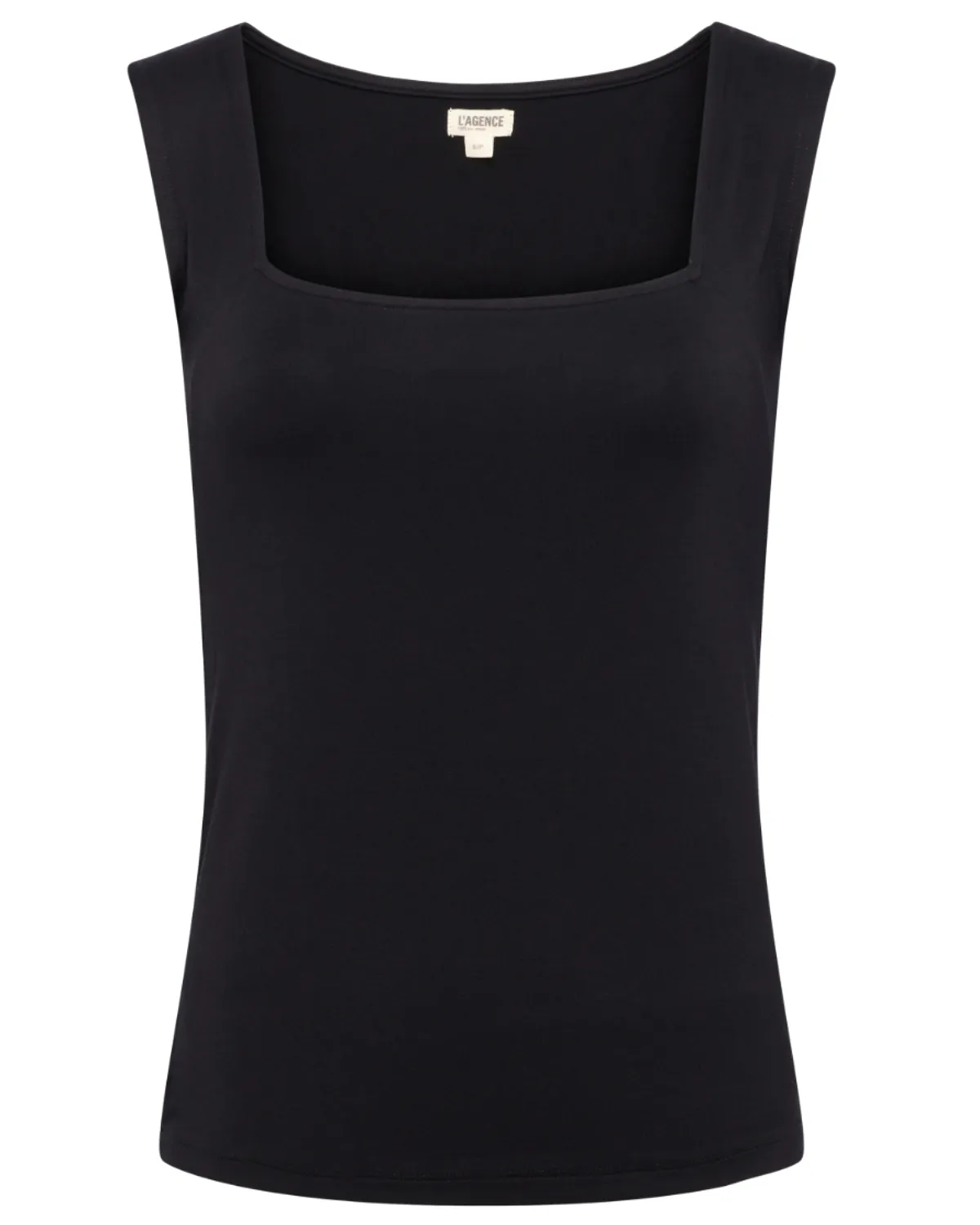 Kaeli Square Neck Top (Black)