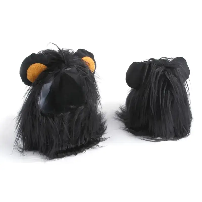 Kitten Halloween Cosplay Costume Wear Headgear Cute Pets Clothing Headdress Products Pet Dog Cat Lovely Lion Headdress