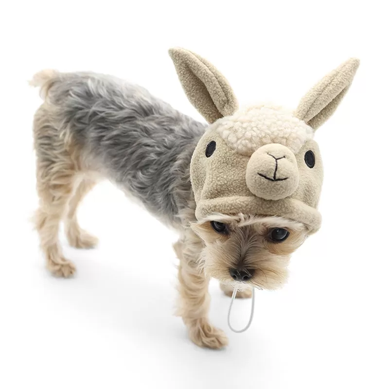 Llama Dog Hat