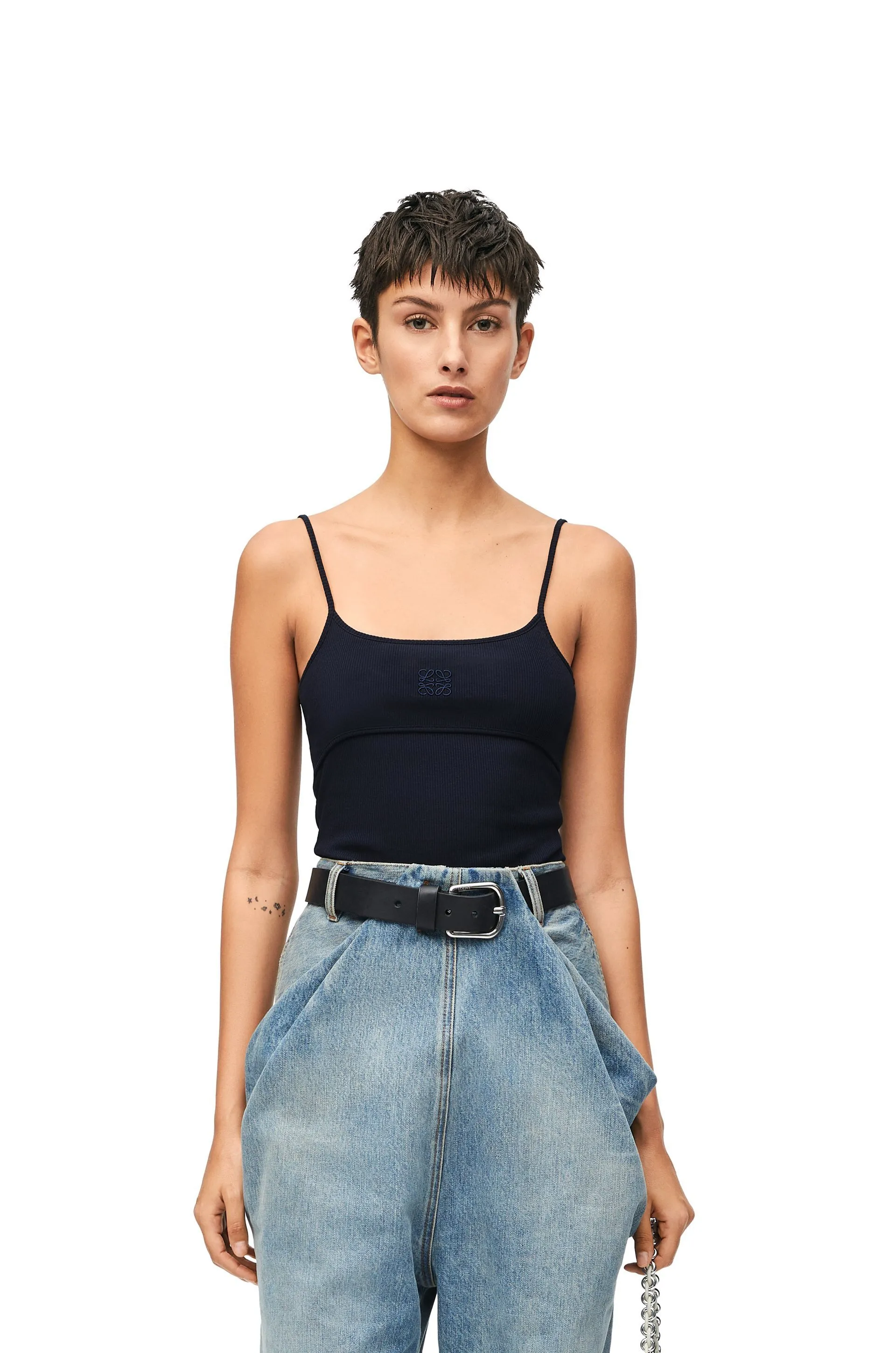 LOEWE  |Anagram strappy top in cotton