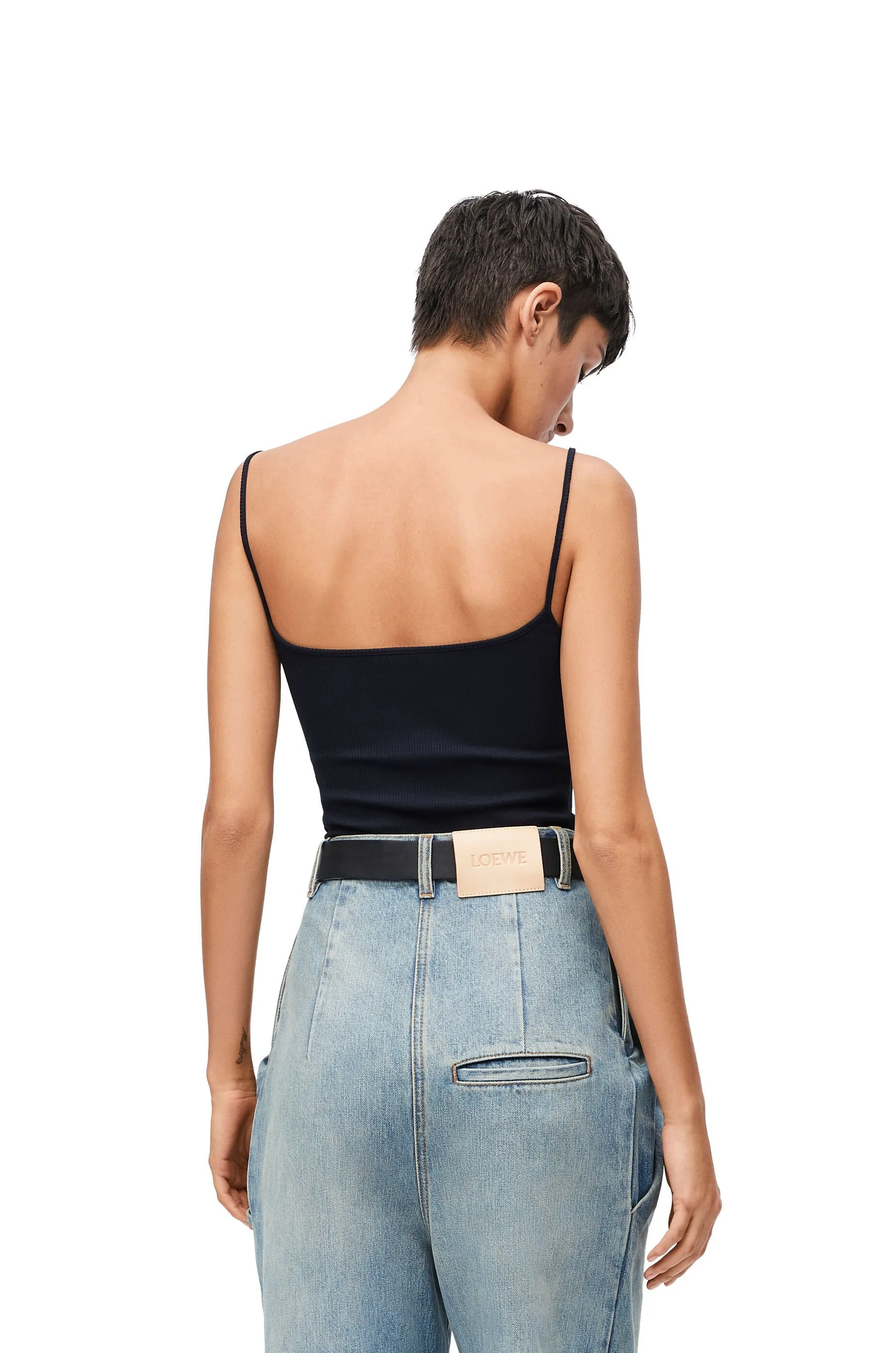 LOEWE  |Anagram strappy top in cotton