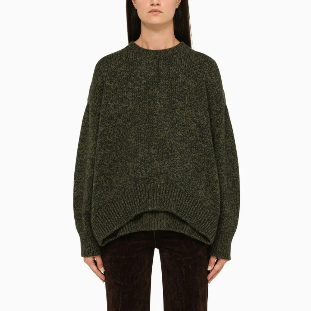 LOEWE  |Crew Neck Casual Style Unisex Wool Nylon Rib Street Style