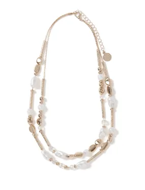 Lottie Layered Bead Necklace