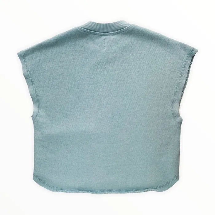 Nico Nico Child Carson Sleeveless Fleece Top Skyline Blue