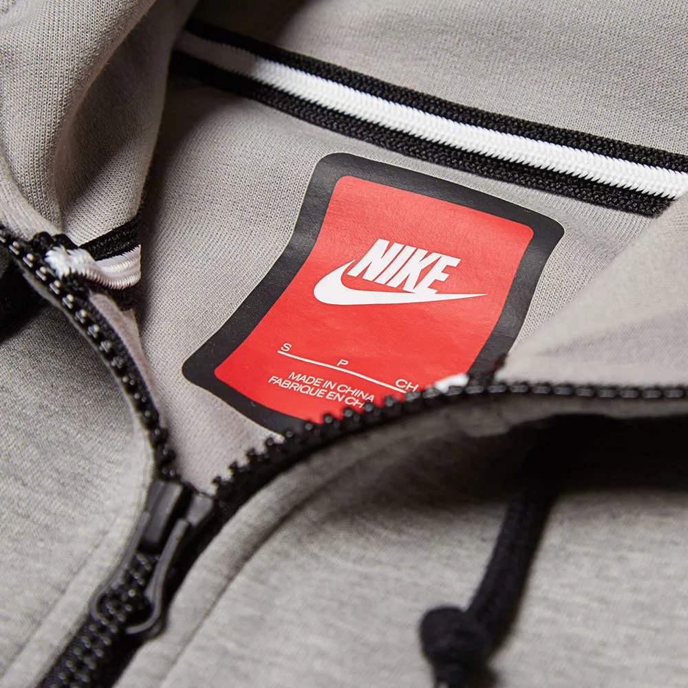 Nike Tech Fleece AW77 Zip HoodyDark Grey Heather