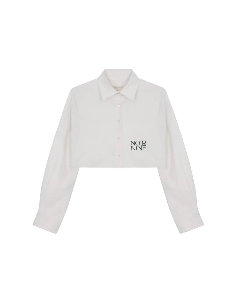 NOIRNINE  |Casual Style Street Style Logo Shirts & Blouses