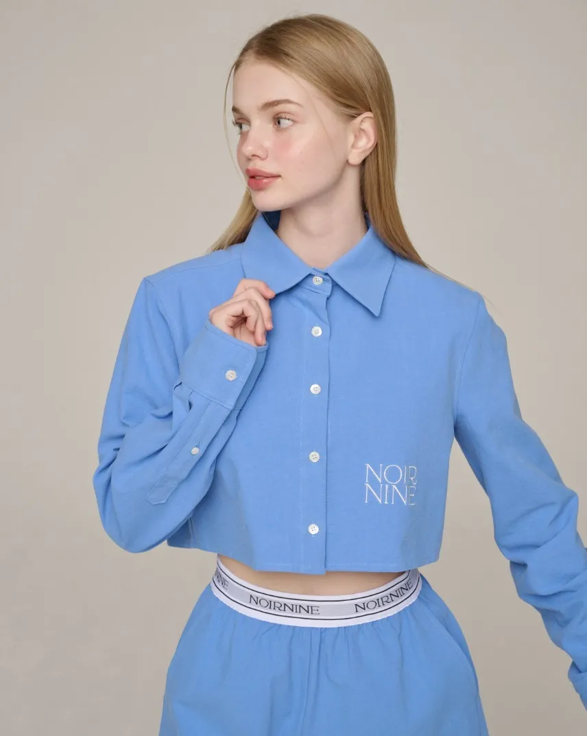 NOIRNINE  |Casual Style Street Style Logo Shirts & Blouses