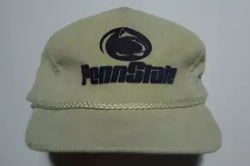 Penn State Vintage Corduroy 80s Adjustable Back Snapback Hat