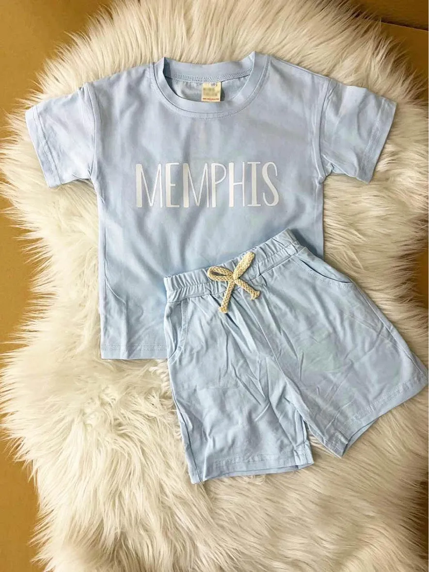 Personalized kids summer outfits