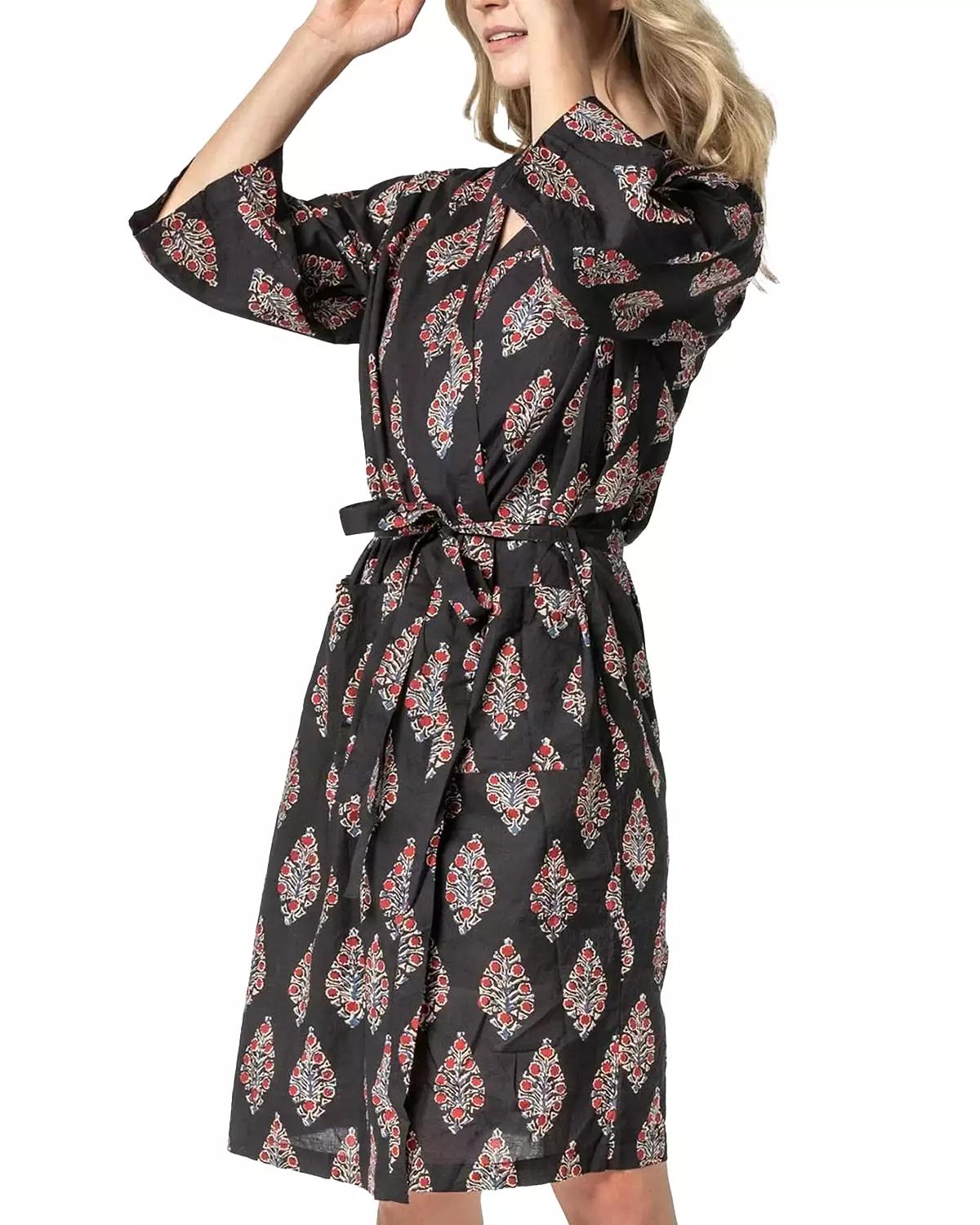 Robe (Cranberry Print)