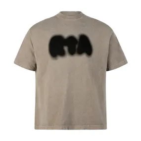 RtA Colin Fuzzy Logo Oversized SS Tee