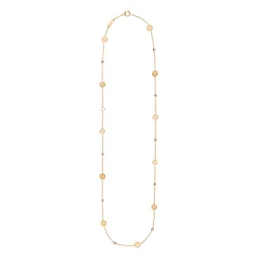 Signature Classic Necklace, Diamonds, Mid-Length