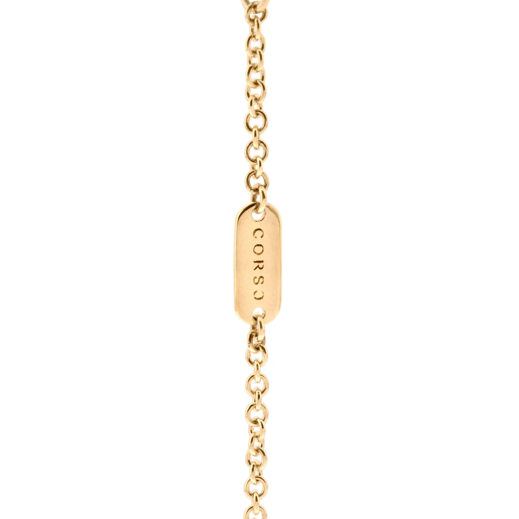 Signature Classic Necklace, Diamonds, Mid-Length