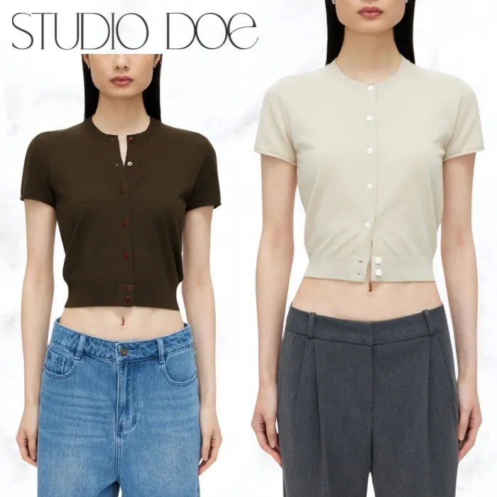 STUDIO DOE  |Casual Style Blended Fabrics Street Style Plain Cotton