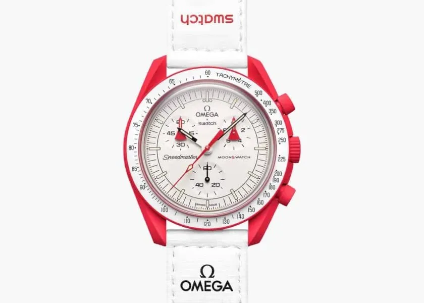 Swatch x Omega Bioceramic Moonswatch Mission to Mars 