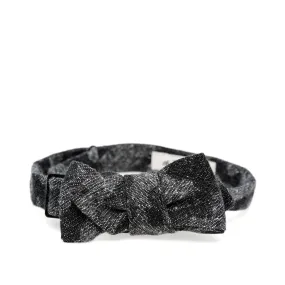 The Hill-Side Jacquard Fuzzy Nordic Camouflage Bow-TieBlack