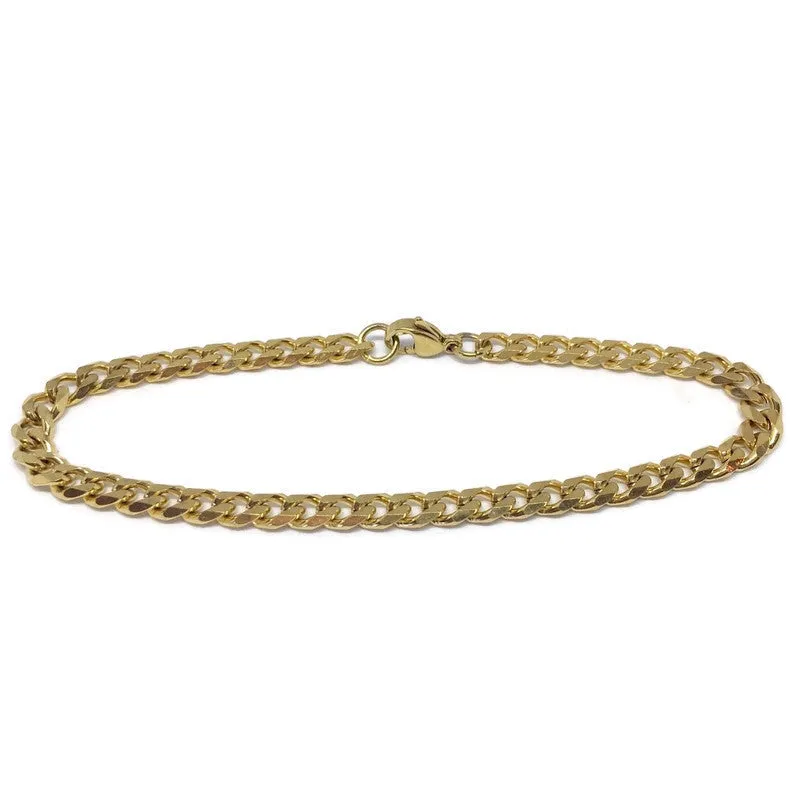 Thick Curb Chain Link Bracelet