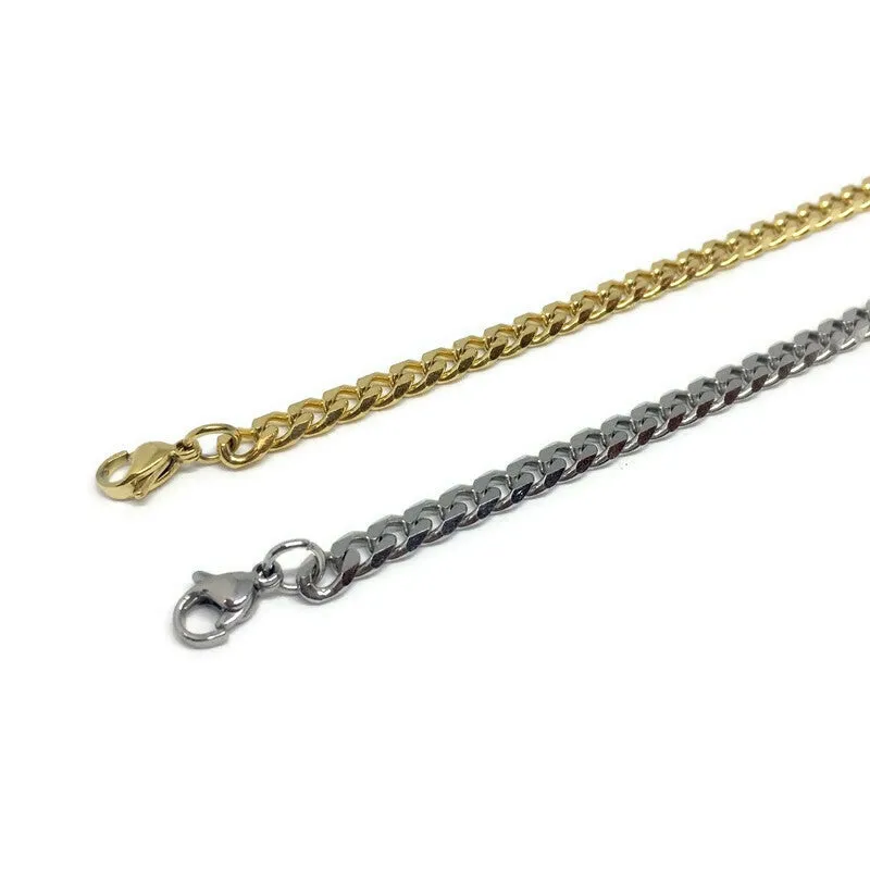 Thick Curb Chain Link Bracelet