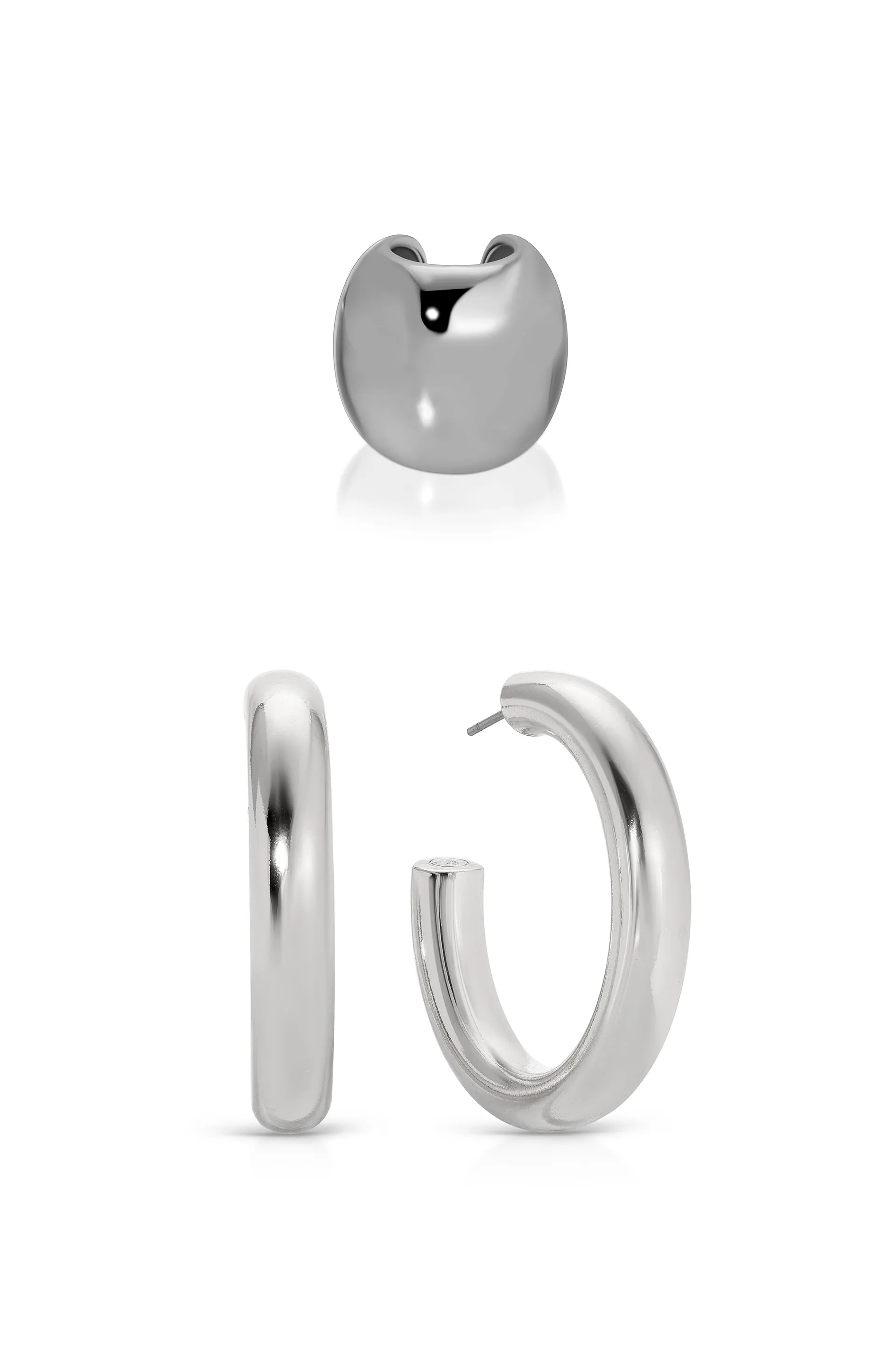 Thick Medium Hoops (1.5