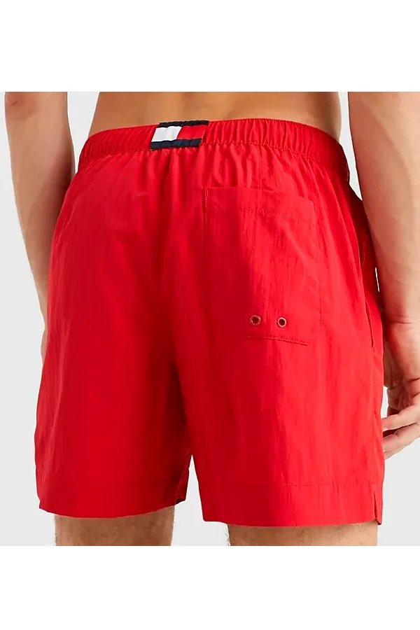 Tommy Hilfiger Swim Shorts Mid-Length Red