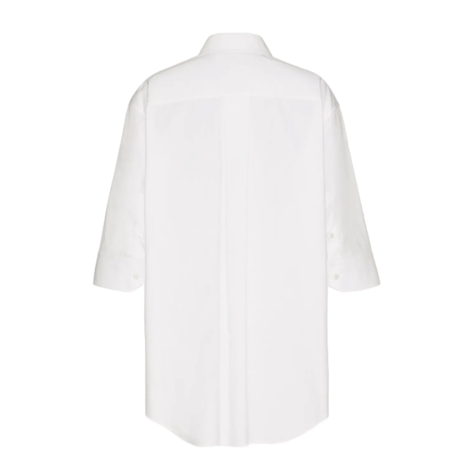 VALENTINO  |Cotton Poplin And Heavy Lace Shirt