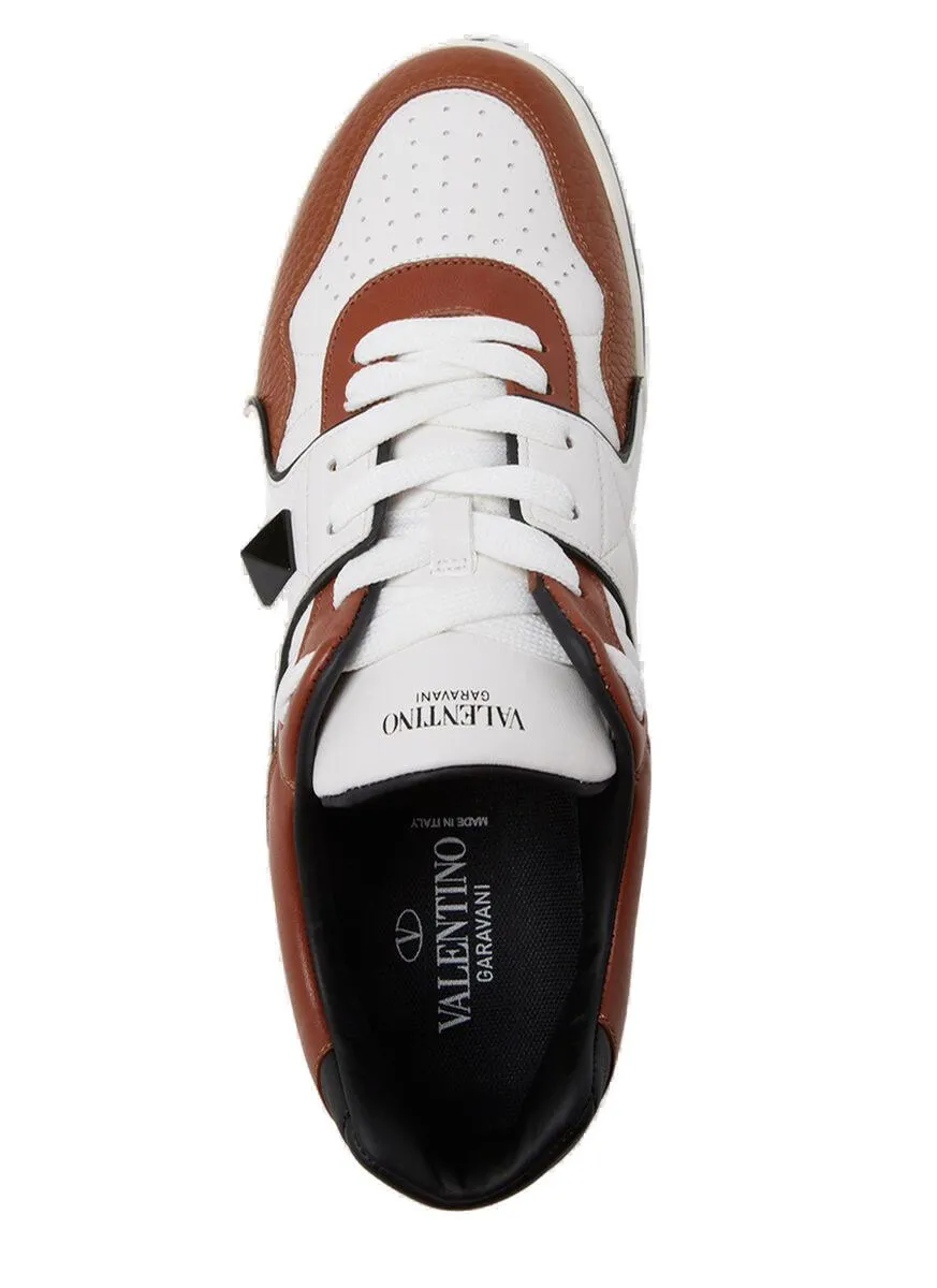 Valentino Garavani One Stud Panelled Sneakers