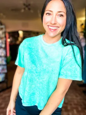 Vintage Washed Betty Tee- Mint