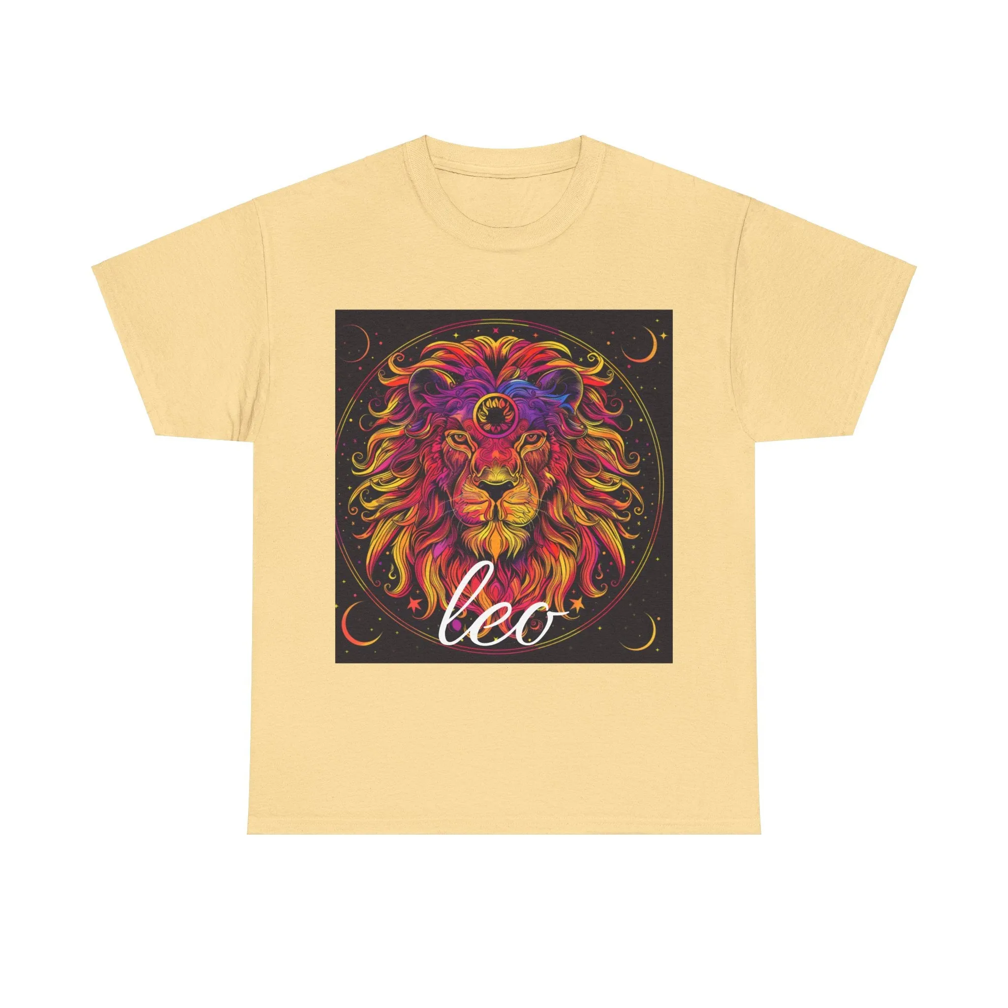 Zodiac Leo Unisex Heavy Cotton Tee