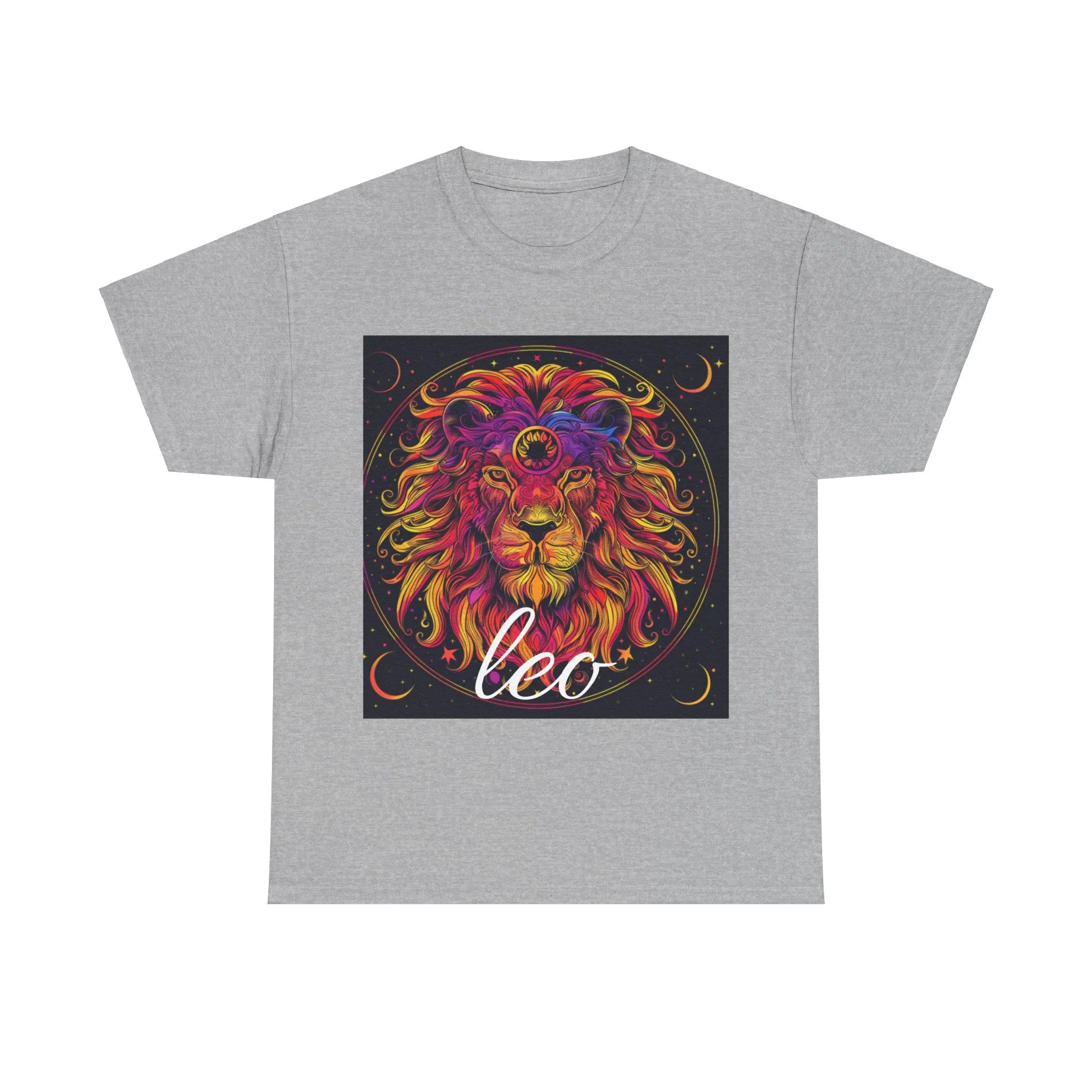 Zodiac Leo Unisex Heavy Cotton Tee