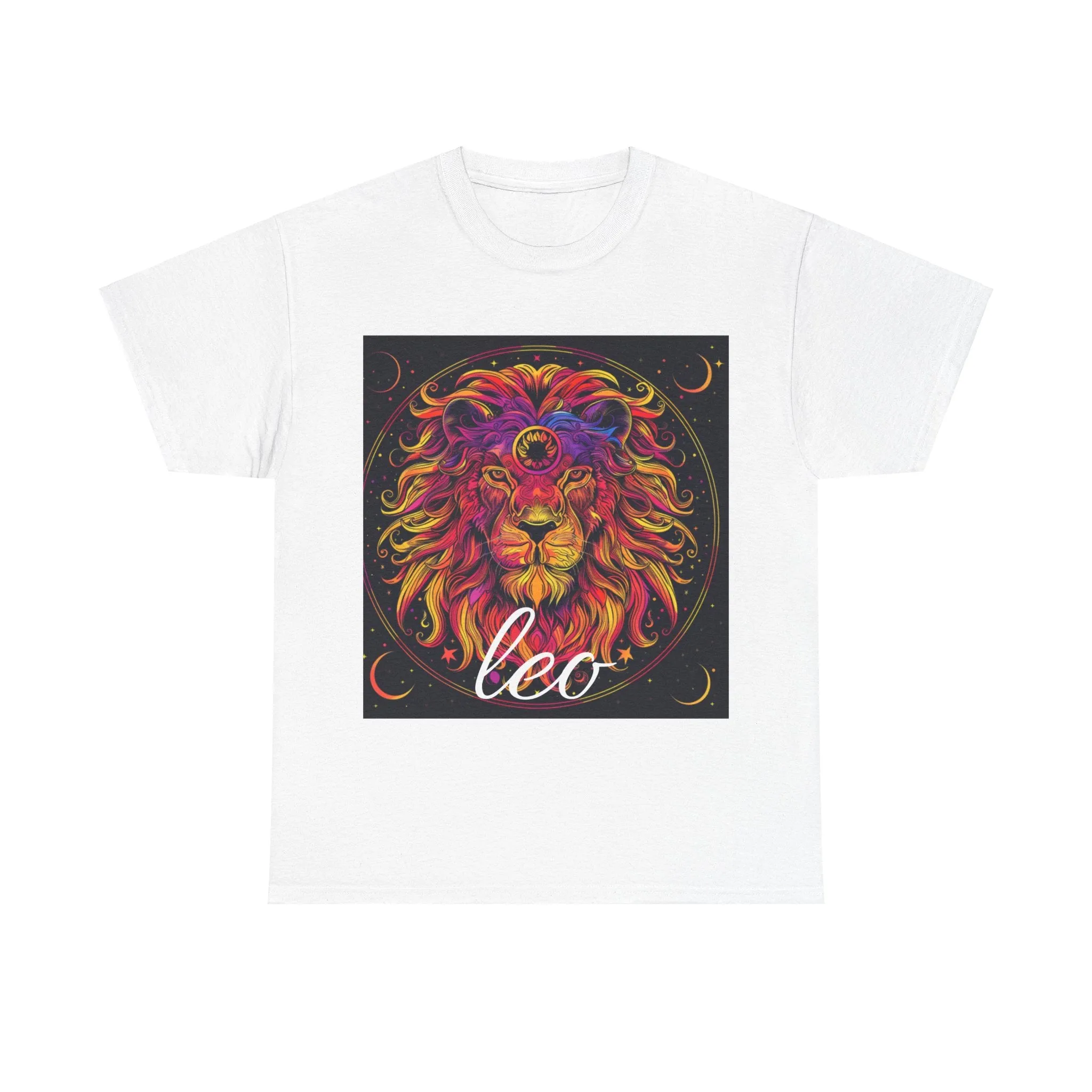 Zodiac Leo Unisex Heavy Cotton Tee