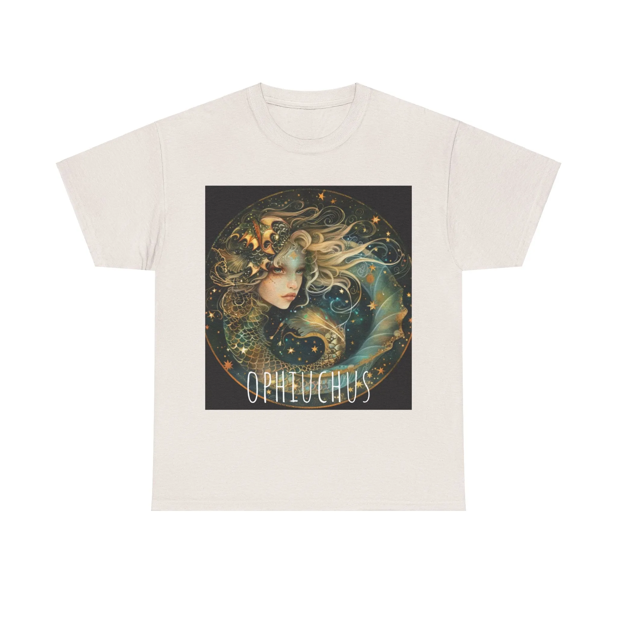 Zodiac Ophiuchus Unisex Heavy Cotton Tee