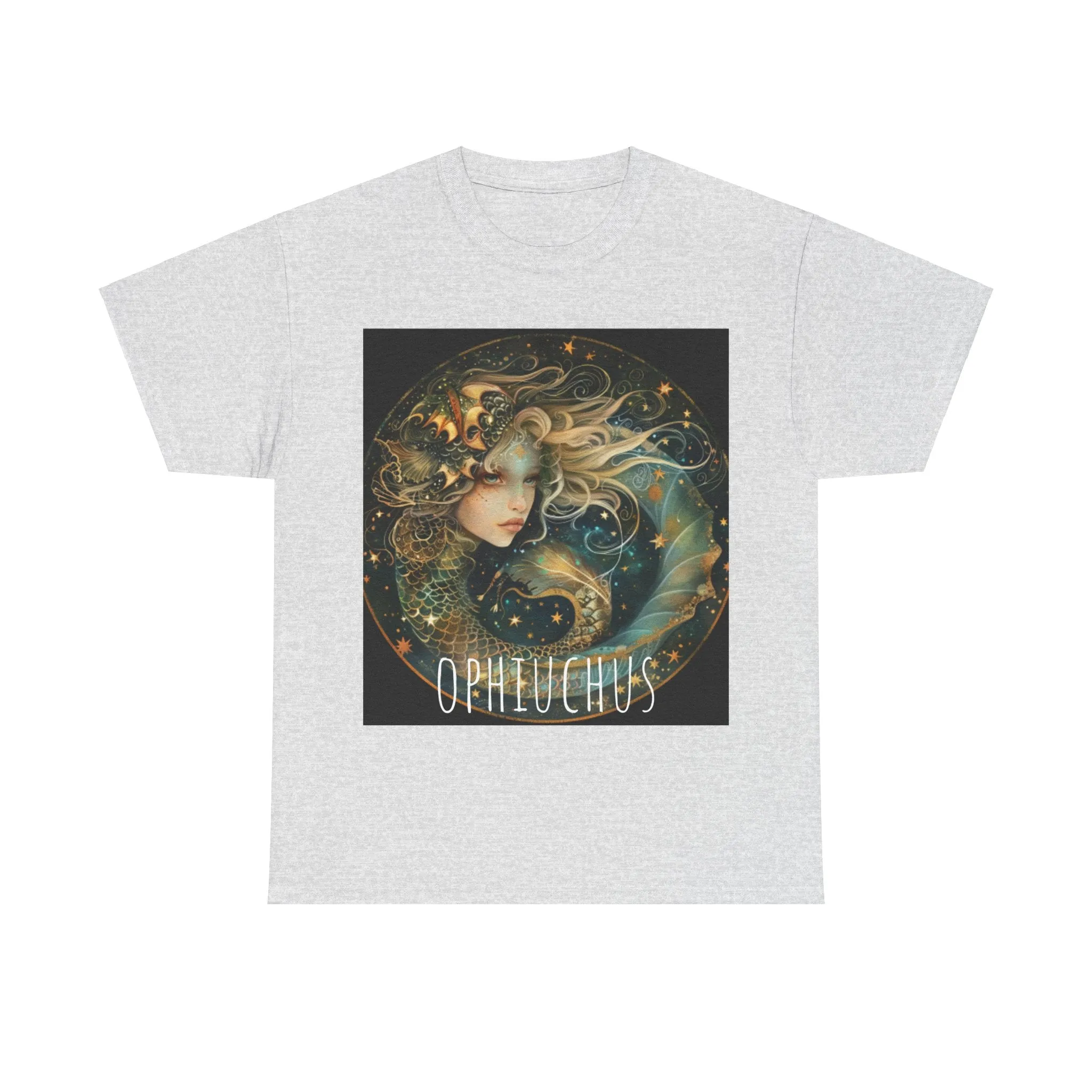 Zodiac Ophiuchus Unisex Heavy Cotton Tee