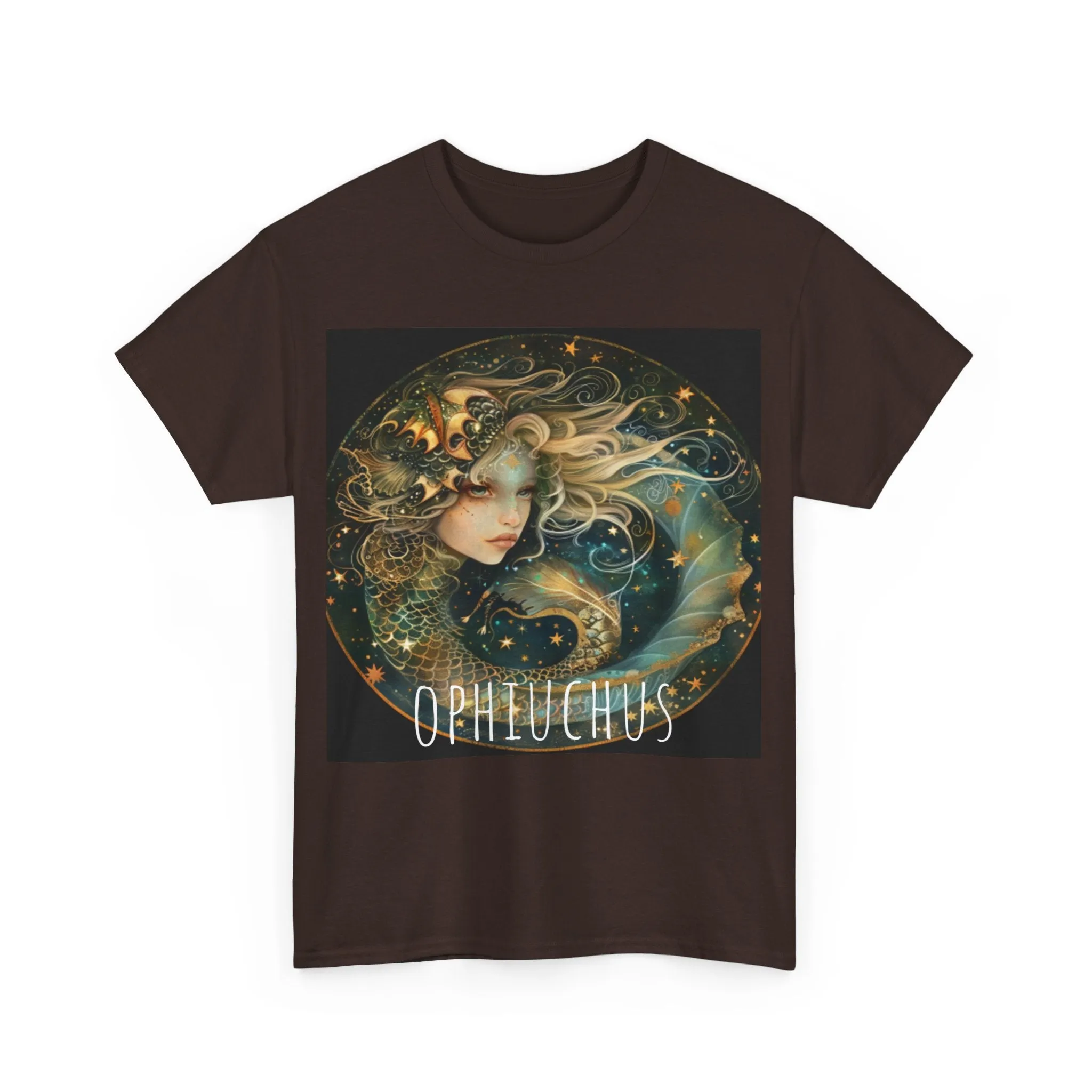 Zodiac Ophiuchus Unisex Heavy Cotton Tee