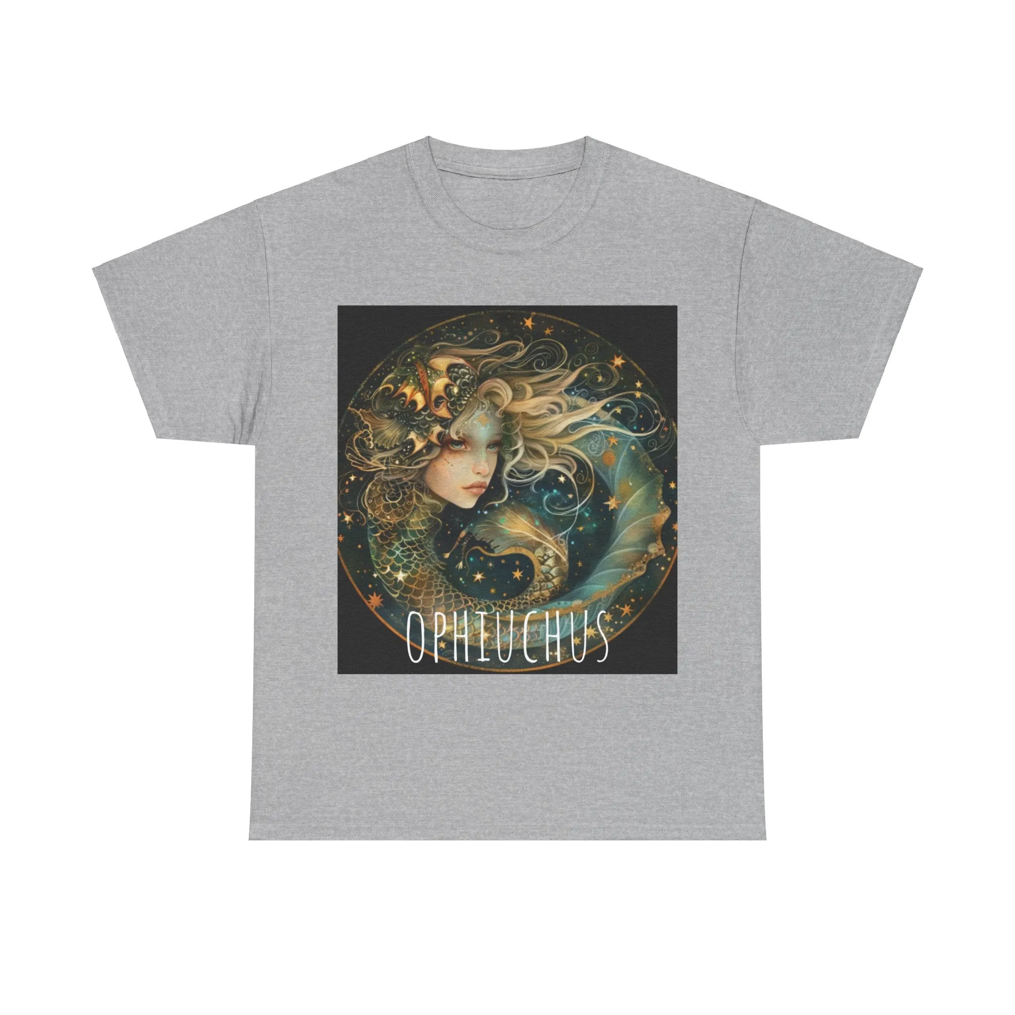 Zodiac Ophiuchus Unisex Heavy Cotton Tee