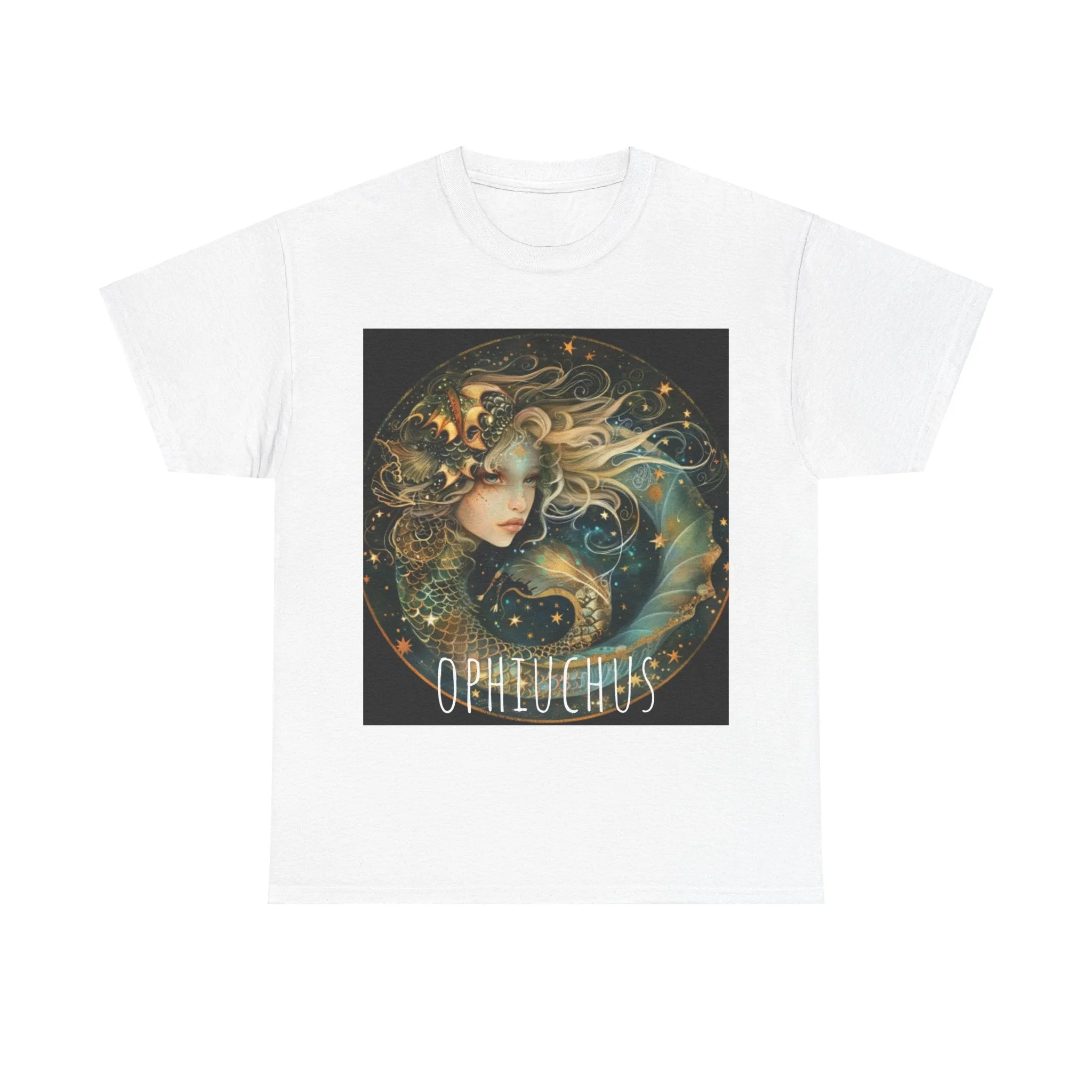 Zodiac Ophiuchus Unisex Heavy Cotton Tee