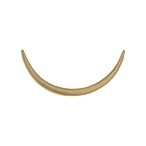 Zola Elements Pendant Link, Crescent Focal 43x20mm, Satin Gold Tone (1 Piece)